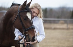 Tessa Lilly and her horse Millie.